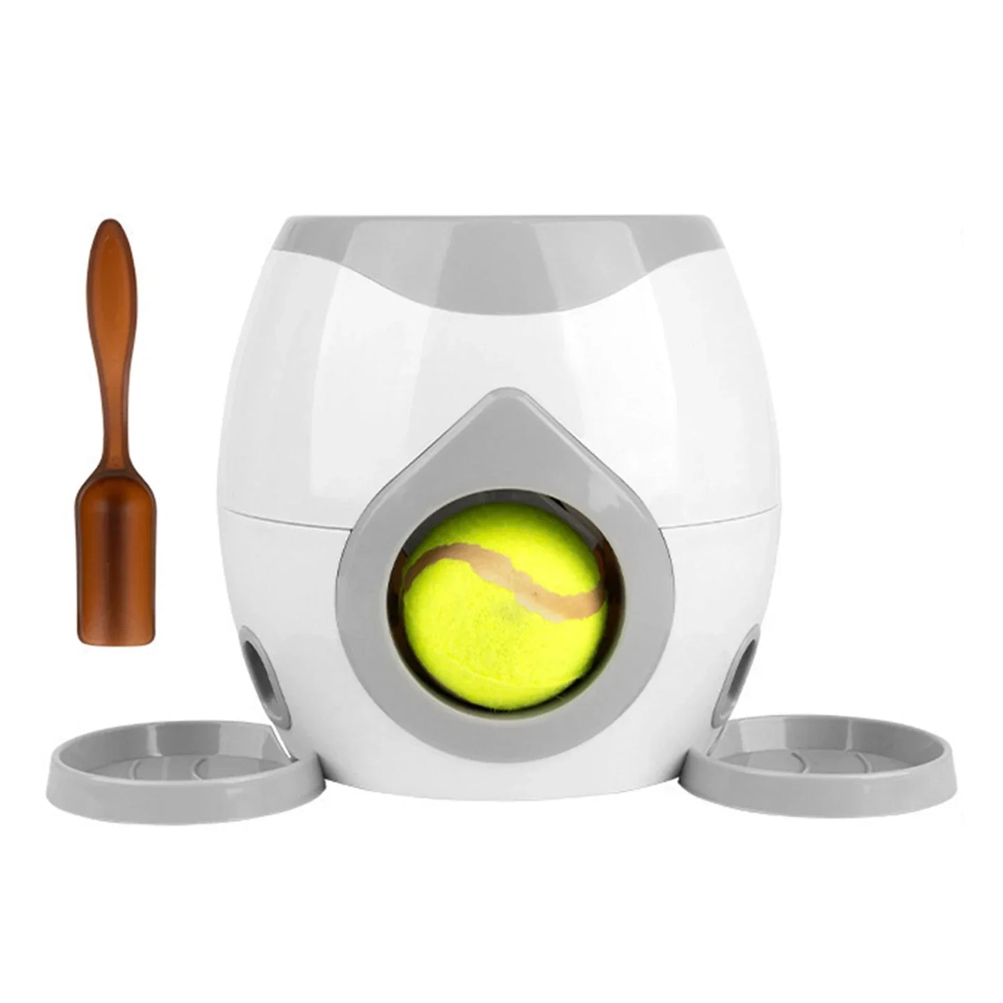 Dog Feeder Interactive Funny Reward Game Training Tool for Dog Cat Tennis Ball Launcher Gaming Toy