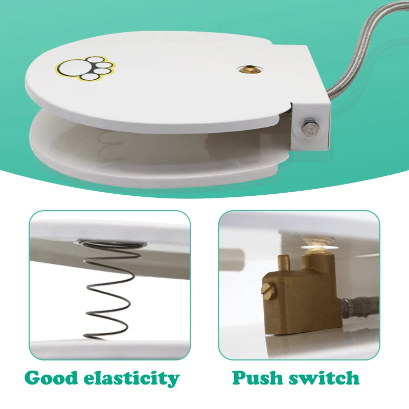 Dog Outdoor Water Fountain Automatic Water Feeder Pet Drinking Fountain Pet Drinking Water Self-pedaling Device