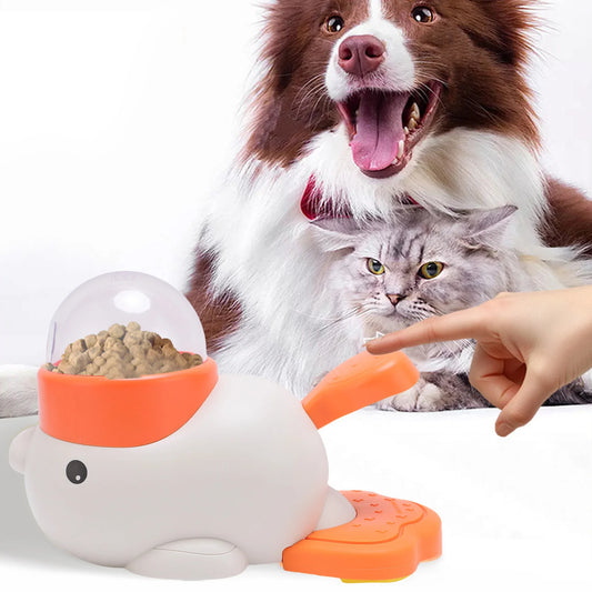 Dog Treat Dispenser Toy Automatic Promote Training Reduce Boredom Large Capacity Smart Interactive Pet Feeder