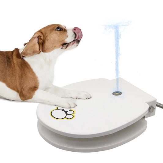 Dog Outdoor Water Fountain Automatic Water Feeder Pet Drinking Fountain Pet Drinking Water Self-pedaling Device
